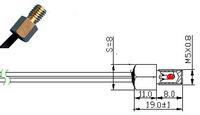 M5 Threaded Brass NTC Thermistor Sensor 20K B3950 Assembly